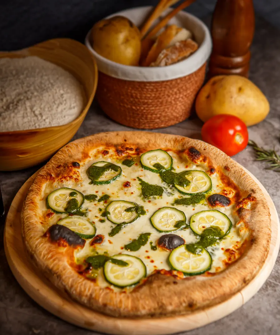 Pizza al Pesto